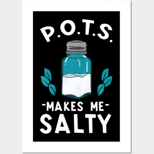 Pots awareness salty dysautonomia turquoise salt Posters and Art